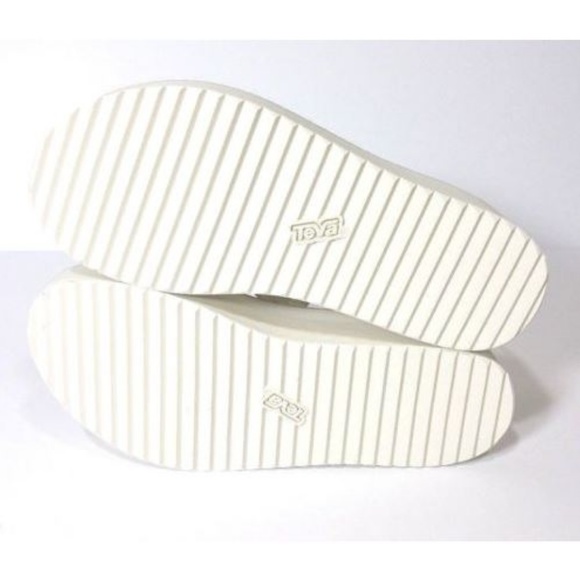 Teva White Iridescent Platform Sandal ONE LEFT!! - Picture 5 of 7